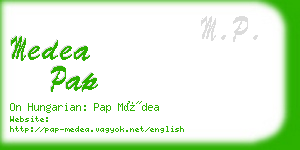 medea pap business card